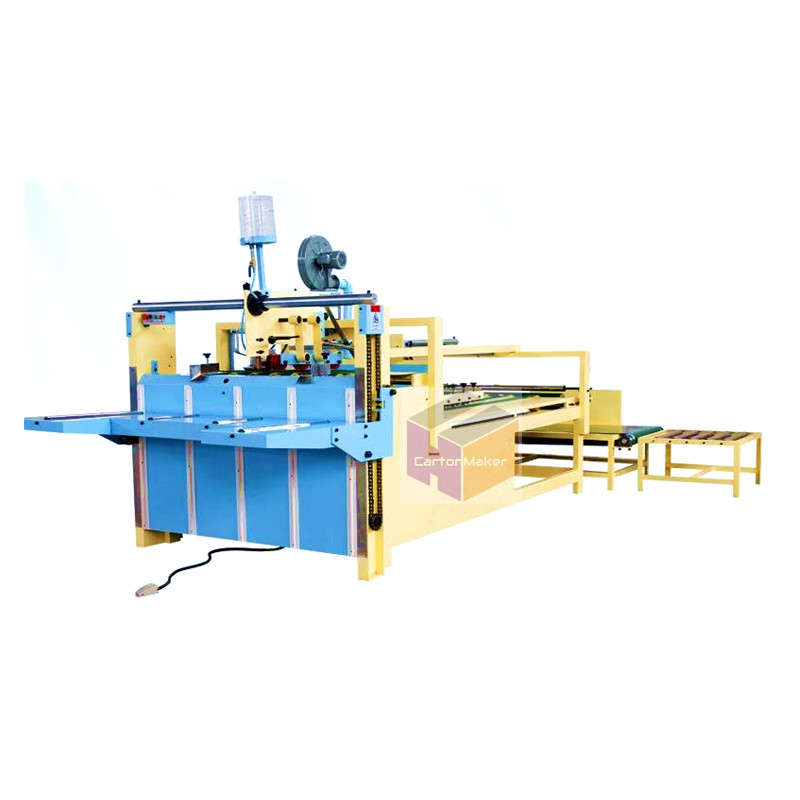 2800 Semi Automatic Folder Gluer Machine for Corrugated Cardboard Paper Box Packaging