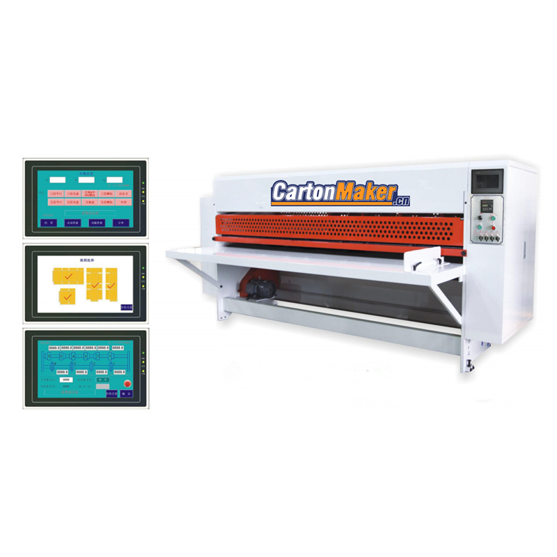 Offline Computerized Control Full Servo Automatic Thin Blade Slitter Scorer Machine Solve the Problem of Small Quantity Paperboard Order