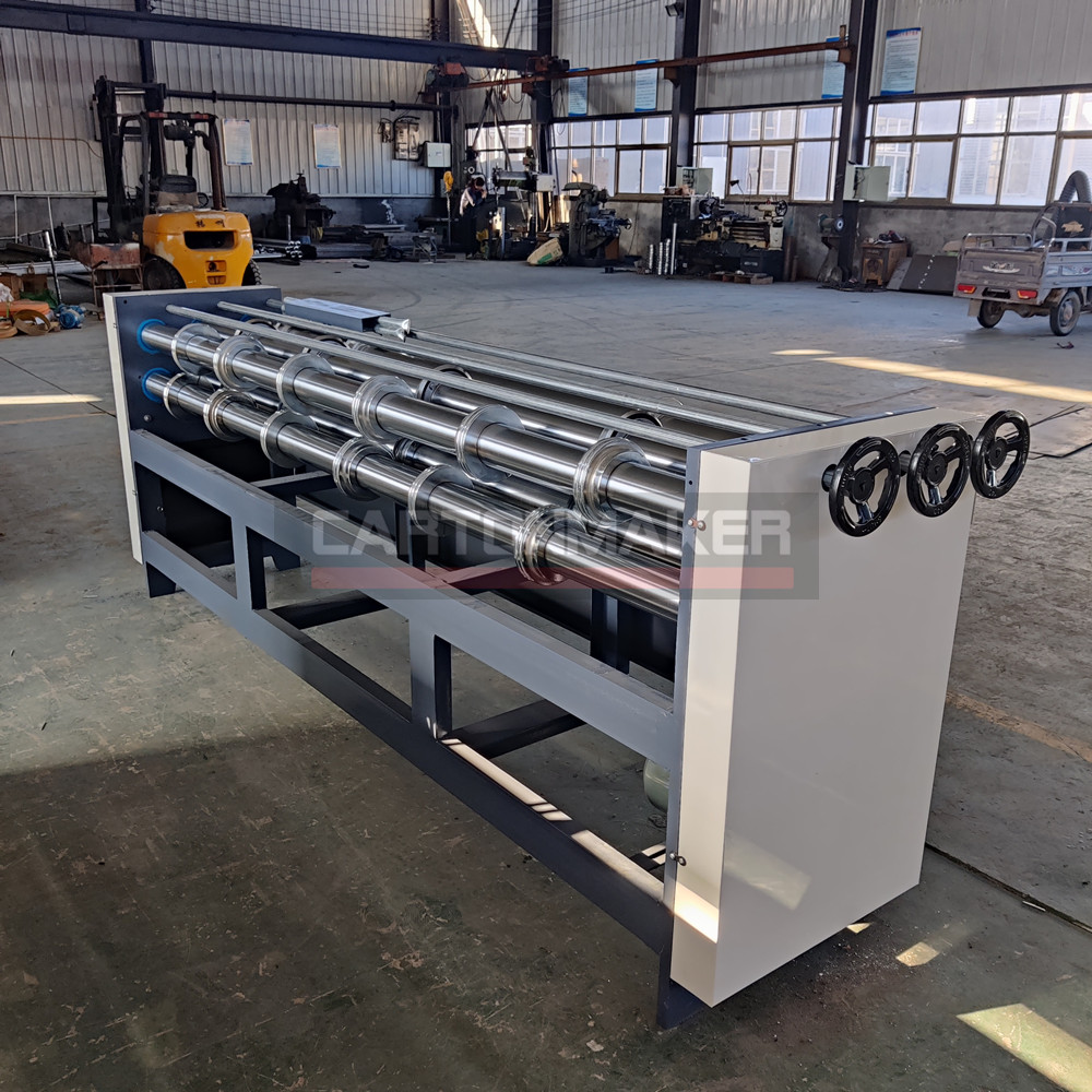 2500mm Manual Feeder Slitter Scorer Machine with Creasing 6 Rollers For Corrugated Paperboard