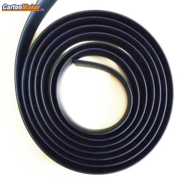 Creasing Matrix Black Rubber Protector Strip for Corrugated Paper Diecutting