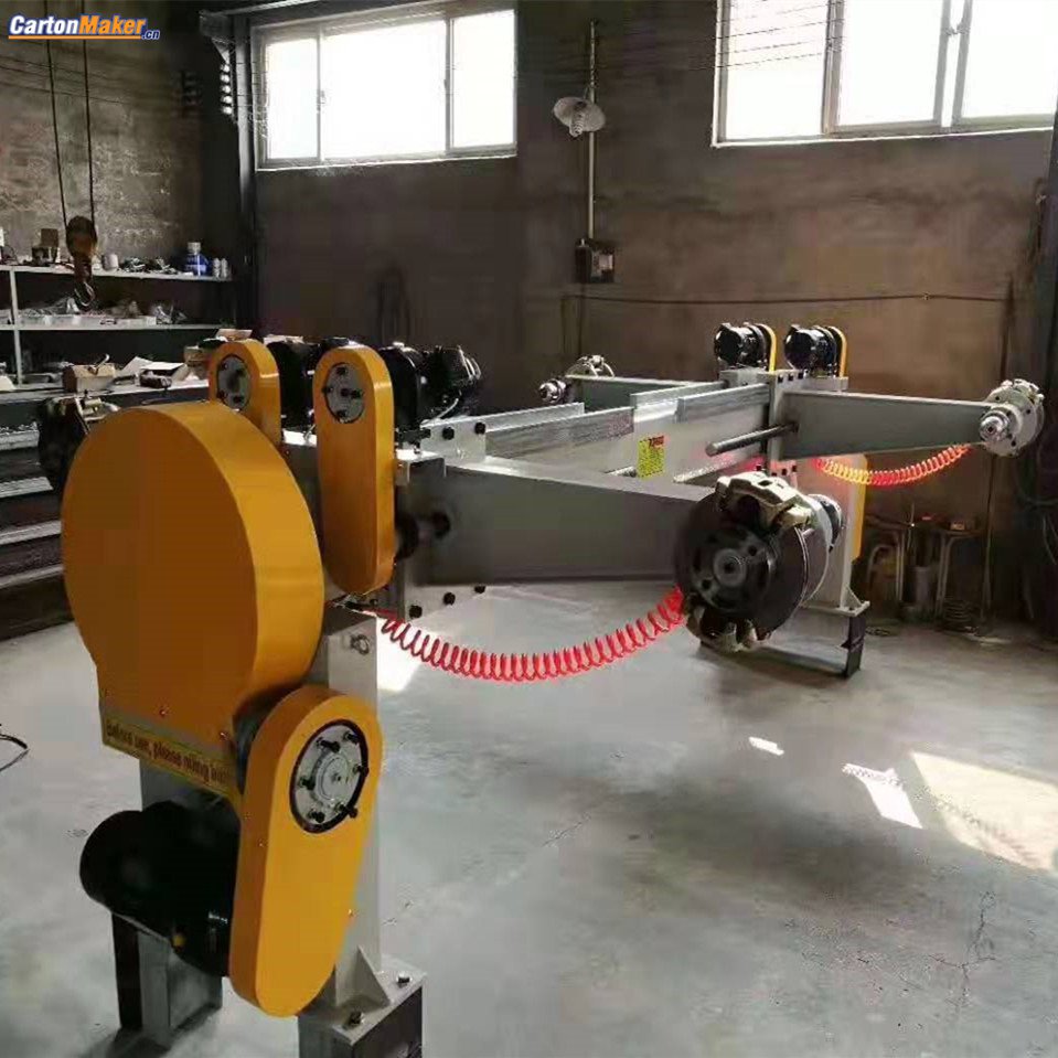 Electric Mill Roll Stand Corrugated Cardboard Paperboard Production Line