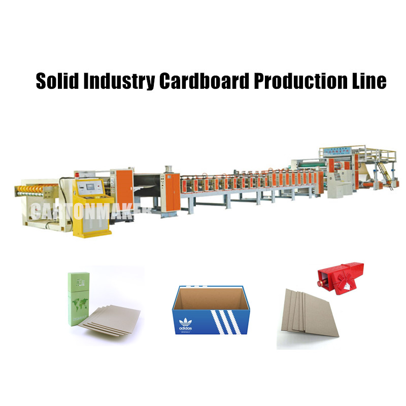 YZB100-1800 4 Lay Solid Industry Cardboard Production Line Duplex Board Laminating Machine Cardboard 