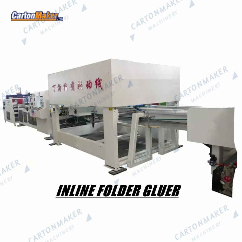 Economical Type Inline Folder Gluer Unit for Corrugated Paperboard Flexo Printing Machine