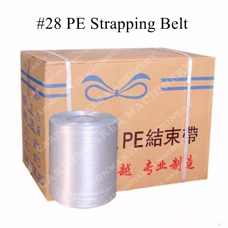 #28 PE Strapping Belt for Corrugated Paperboard Strapper 25KG/Box