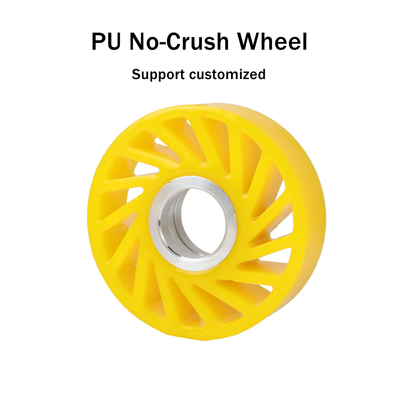 No Crush Wheel PU Polyurethane for Corrugated Paperboard Production Line Support Customized Size